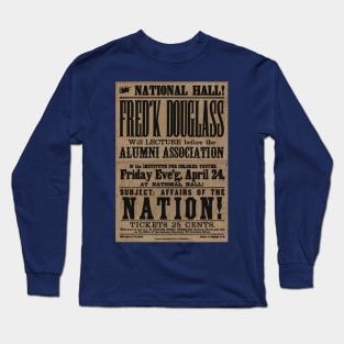 Frederick Douglass Poster Long Sleeve T-Shirt